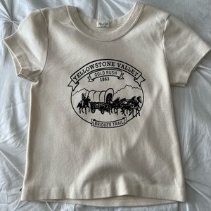 Brandy Melville Yellowstone Valley Tee
